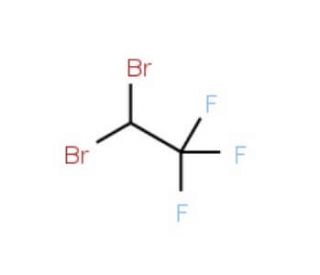 1,1-Dibromo-2,2,2-trifluoroethane (CAS 354-30-3) - chemical structure image