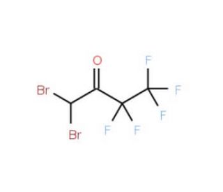1,1-Dibromo-3,3,4,4,4-pentafluoro-2-butanone, tech - chemical structure image