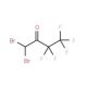 1,1-Dibromo-3,3,4,4,4-pentafluoro-2-butanone, tech - chemical structure image