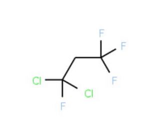 1,1-Dichloro-1,3,3,3-tetrafluoropropane (CAS 64712-27-2) - chemical structure image