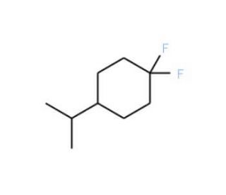 1,1-Difluoro-4-isopropylcyclohexane - chemical structure image
