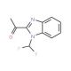 1-[1-(difluoromethyl)-1H-benzimidazol-2-yl]ethanone - chemical structure image