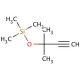[(1,1-Dimethyl-2-propynyl)oxy]trimethylsilane (CAS 17869-77-1) - chemical structure image