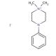 1,1-Dimethyl-4-phenylpiperazinium iodide (CAS 54-77-3) - chemical structure image