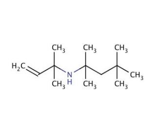 1,1-Dimethyl-N-tert-octylallylamine (CAS 263255-01-2) - chemical structure image