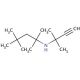 1,1-Dimethyl-N-tert-octylpropargylamine (CAS 263254-99-5) - chemical structure image