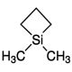 1,1-Dimethylsiletane (CAS 2295-12-7) - chemical structure image