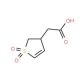 (1,1-dioxido-2,3-dihydrothien-3-yl)acetic acid (CAS 17236-25-8) - chemical structure image