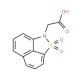 (1,1-dioxido-2H-naphtho[1,8-cd]isothiazol-2-yl)acetic acid - chemical structure image