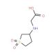 [(1,1-dioxidotetrahydrothien-3-yl)amino]acetic acid (CAS 51070-56-5) - chemical structure image