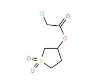 1,1-dioxidotetrahydrothien-3-yl chloroacetate - chemical structure image