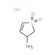 1,1-Dioxo-2,3-dihydro-1H-1lambda*6*-thiophen-3-ylamine hydrochloride - chemical structure image