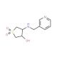 1,1-Dioxo-4-[(pyridin-3-ylmethyl)-amino]-tetrahydro-1lambda*6*-thiophen-3-ol - chemical structure image