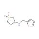 (1,1-Dioxo-tetrahydro-1lambda*6*-thiophen-3-yl)-furan-2-ylmethyl-amine - chemical structure image