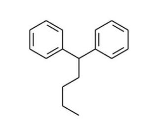 1,1-Diphenylpentane (CAS 1726-12-1) - chemical structure image