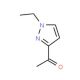 1-(1-Ethyl-1H-pyrazol-3-yl)-ethanone - chemical structure image