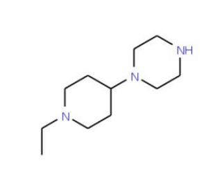 1-(1-Ethylpiperidin-4-yl)piperazine (CAS 686298-05-5) - chemical structure image