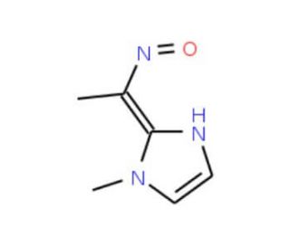 1-(1-methyl-1H-imidazol-2-yl)ethanone oxime - chemical structure image