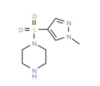 1-(1-Methyl-1H-pyrazole-4-sulfonyl)-piperazine - chemical structure image