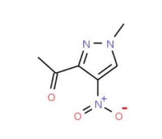 1-(1-Methyl-4-nitro-1H-pyrazol-3-yl)ethanone - chemical structure image