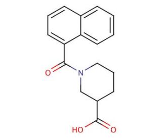 1-(1-naphthoyl)piperidine-3-carboxylic acid - chemical structure image