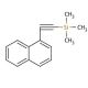 1-(1-Naphthyl)-2-(trimethylsilyl)acetylene (CAS 104784-51-2) - chemical structure image