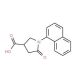 1-(1-naphthyl)-5-oxopyrrolidine-3-carboxylic acid (CAS 340319-91-7) - chemical structure image