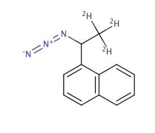 1-(1-Naphthyl)ethylazide-d3 - chemical structure image