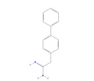[1,1&prime;-Biphenyl]-4-ethanimidamide (CAS 310466-20-7) - chemical structure image
