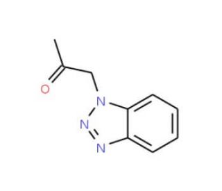1-(1H-1,2,3-Benzotriazol-1-yl)acetone (CAS 64882-50-4) - chemical structure image