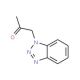 1-(1H-1,2,3-Benzotriazol-1-yl)acetone (CAS 64882-50-4) - chemical structure image