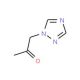 1-(1H-1,2,4-Triazol-1-yl)acetone (CAS 64882-52-6) - chemical structure image