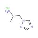 1-(1H-1,2,4-triazol-1-yl)propan-2-amine hydrochloride - chemical structure image