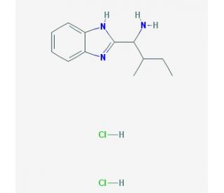 1-(1H-1,3-benzodiazol-2-yl)-2-methylbutan-1-amine dihydrochloride - chemical structure image