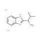1-(1H-benzimidazol-2-yl)-2-methylpropan-1-amine dihydrochloride - chemical structure image