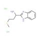 1-(1H-benzimidazol-2-yl)-3-(methylthio)propan-1-amine dihydrochloride - chemical structure image