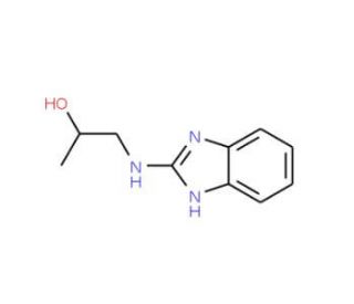 1-(1H-Benzimidazol-2-ylamino)propan-2-ol - chemical structure image