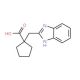 1-(1H-benzimidazol-2-ylmethyl)cyclopentanecarboxylic acid - chemical structure image
