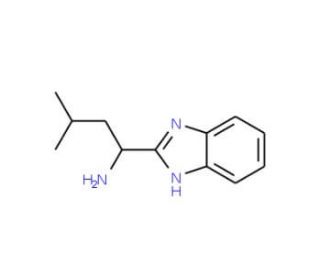 1-(1H-Benzoimidazol-2-yl)-3-methyl-butylamine - chemical structure image