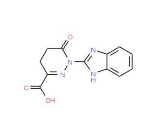 1-(1H-Benzoimidazol-2-yl)-6-oxo-1,4,5,6-tetrahydro-pyridazine-3-carboxylic acid - chemical structure image