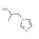 1-(1H-imidazol-1-yl)propan-2-amine 的分子结构, CAS编号: 924714-15-8 1-(1H-imidazol-1-yl)propan-2-amine (CAS 924714-15-8) - chemical structure image