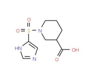 1-(1H-Imidazol-4-ylsulfonyl)piperidine-3-carboxylic acid (CAS 899703-25-4 ) - chemical structure image