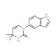 1-(1H-Indol-5-yl)-4,4-dimethyl-1,4-dihydropyrimidine-2-thiol - chemical structure image