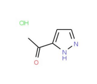 1-(1H-pyrazol-5-yl)ethan-1-one hydrochloride (CAS 175277-40-4) - chemical structure image