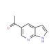 1-(1H-Pyrrolo[2,3-b]pyridin-5-yl)-ethanone (CAS 944937-14-8) - chemical structure image