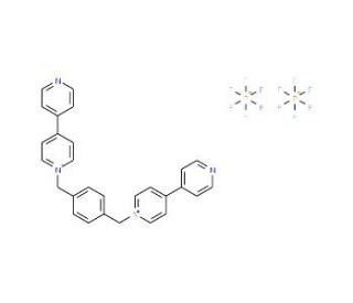 1,1&prime;-[1,4-Phenylenebis(methylene)]bis(4,4&prime;-bipyridinium) Bis(hexafluorophosphate) (CAS 108861-20-7) - chemical structure imag