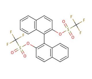 1,1&prime;-Bi-2-naphthol bis(trifluoromethanesulfonate) (CAS 128575-34-8) - chemical structure image