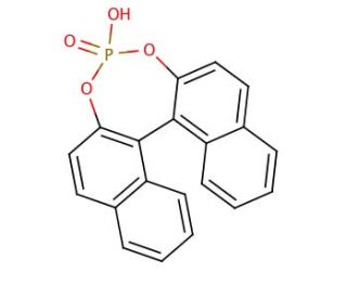 1,1&prime;-Binaphthyl-2,2&prime;-diyl hydrogenphosphate (CAS 35193-63-6) - chemical structure image