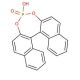 1,1′-Binaphthyl-2,2′-diyl hydrogenphosphate (CAS 35193-63-6) - chemical structure image