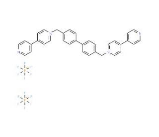 1,1&prime;-[Biphenyl-4,4&prime;-diylbis(methylene)]bis(4,4&prime;-bipyridinium) Bis(hexafluorophosphate) (CAS 134815-78-4) - chemical structure